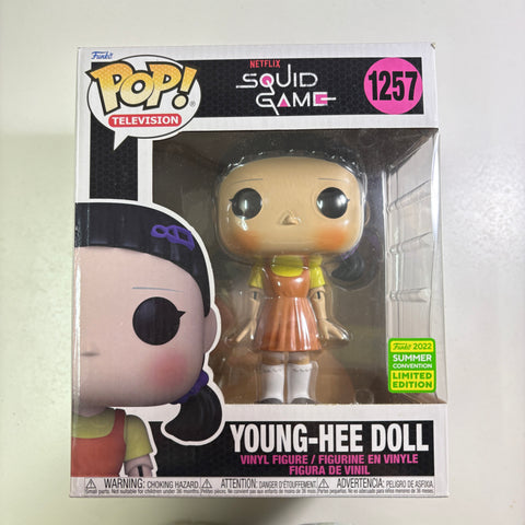 Young-Hee Doll - Squid Game Funko Pop  1257 Vinyl Figure (22.8 Cm L × 16.5 Cm W × 14 Cm H)