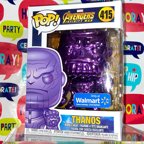 Thanos (Purple Chrome) - Marvel Funko Pop 415 Walmart Exclusive