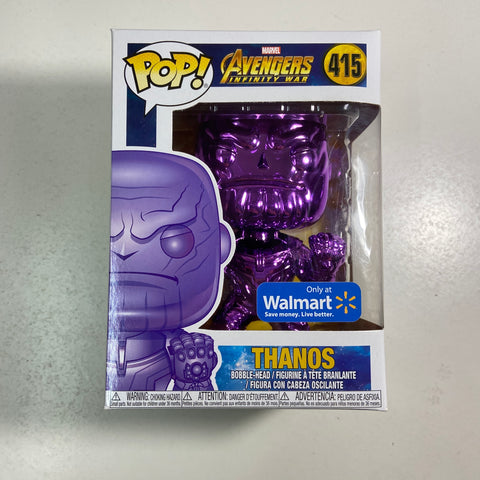 Thanos (Purple Chrome) - Marvel Funko Pop 415 Walmart Exclusive