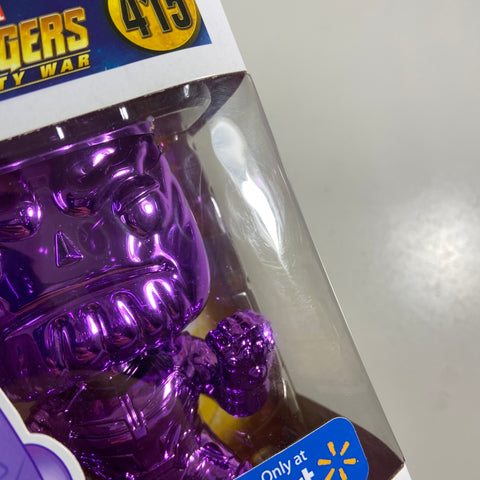 Thanos (Purple Chrome) - Marvel Funko Pop 415 Walmart Exclusive