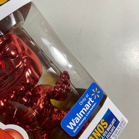 Thanos (Red Chrome) - Marvel Funko Pop 289 Walmart Exclusive