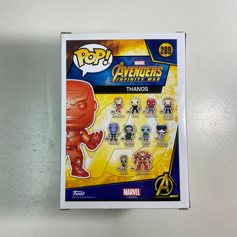 Thanos (Red Chrome) - Marvel Funko Pop 289 Walmart Exclusive