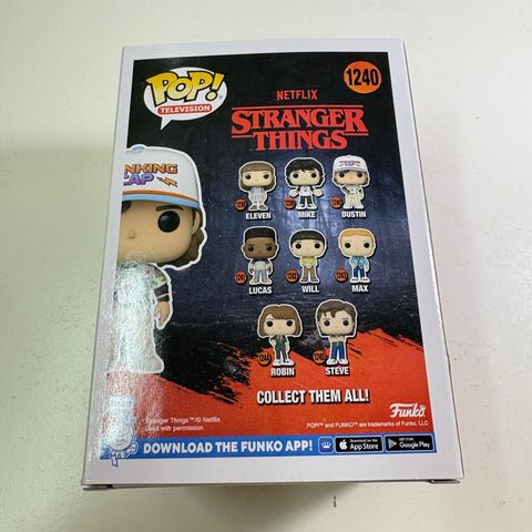 BOX FLAWS VIEW PHOTOS Dustin - Stranger Things Funko Pop 1240 Vinyl Figure (11.4 Cm L × 8.9 Cm W × 15.9 Cm H)