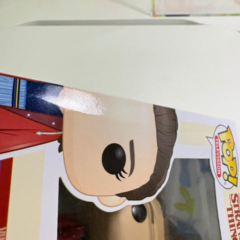 BOX FLAWS VIEW PHOTOS Eleven - Stranger Things Funko Pop 827 Vinyl Figure Exclusive (11.4 Cm L × 8.9 Cm W × 15.9 Cm H)