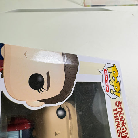 BOX FLAWS VIEW PHOTOS Eleven - Stranger Things Funko Pop 827 Vinyl Figure Exclusive (11.4 Cm L × 8.9 Cm W × 15.9 Cm H)