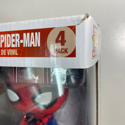 Captain America Civil War - Spider-Man, Hawekeye, Iron Man, Captain America Marvel Funko Pop 4 Pack