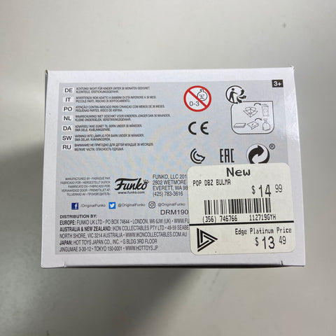 Dragon Ball Z - Bulma Funko Pop 707