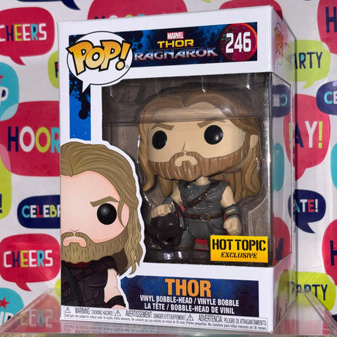 Thor - Marvel Funko Pop 246 Vinyl Figure (11.4 Cm L × 8.9 Cm W × 15.9 Cm H)