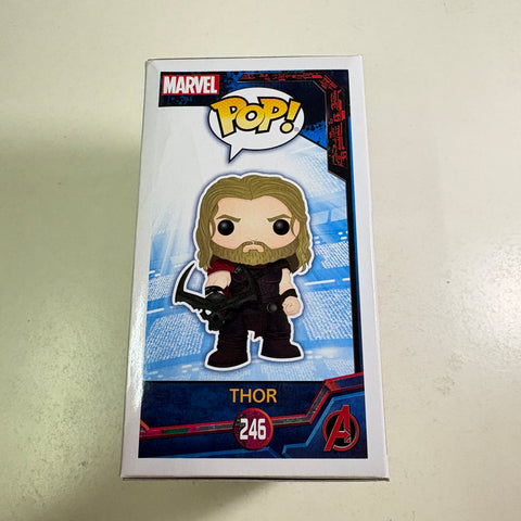 Thor - Marvel Funko Pop 246 Vinyl Figure (11.4 Cm L × 8.9 Cm W × 15.9 Cm H)