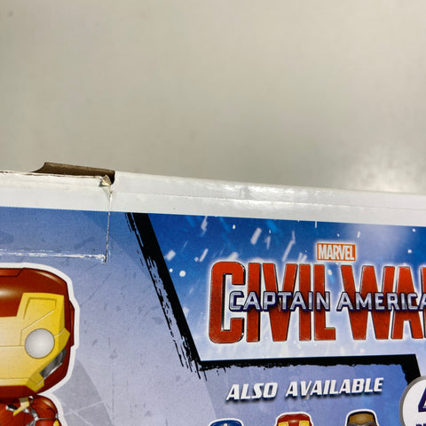Captain America Civil War - Spider-Man, Hawekeye, Iron Man, Captain America Marvel Funko Pop 4 Pack
