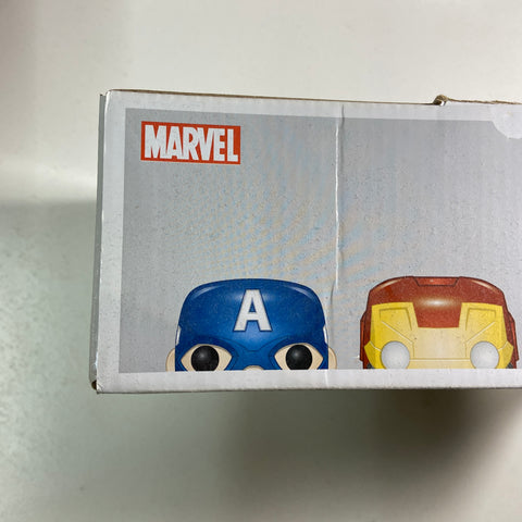Captain America Civil War - Spider-Man, Hawekeye, Iron Man, Captain America Marvel Funko Pop 4 Pack