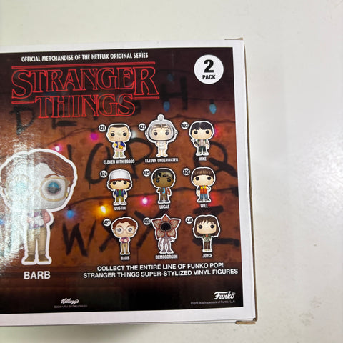 Upside Down Eleven & Barb - Stranger Things Funko Pop 2-Pack Vinyl Figure (20.5 Cm L × 8.9 Cm W × 15.9 Cm H)