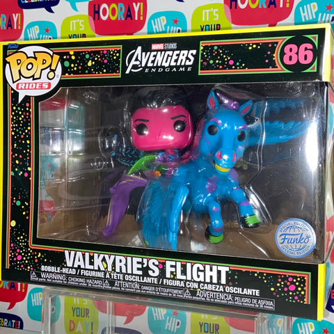 Valkyrie's Flight (Blacklight) - Avengers Endgame Marvel Funko Pop Rides 86