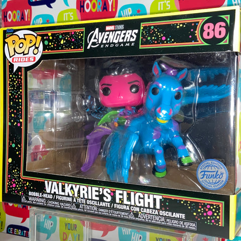 Valkyrie's Flight (Blacklight) - Avengers Endgame Marvel Funko Pop Rides 86
