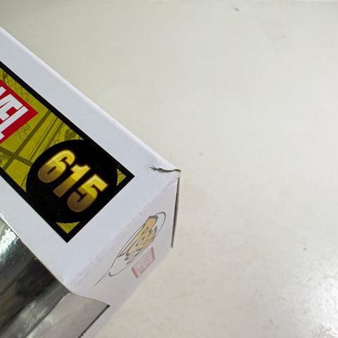 BOX FLAWS VIEW PHOTOS Loki  - Marvel Funko Pop 615 Vinyl Figure (11.4 Cm L × 8.9 Cm W × 15.9 Cm H)