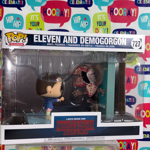 Eleven & Demogorgon - Stranger Things Funko Pop 727 Vinyl Figure (33.0 Cm L × 12.1 Cm W × 20.3 Cm H)