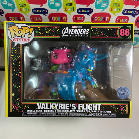 Valkyrie's Flight (Blacklight) - Avengers Endgame Marvel Funko Pop Rides 86