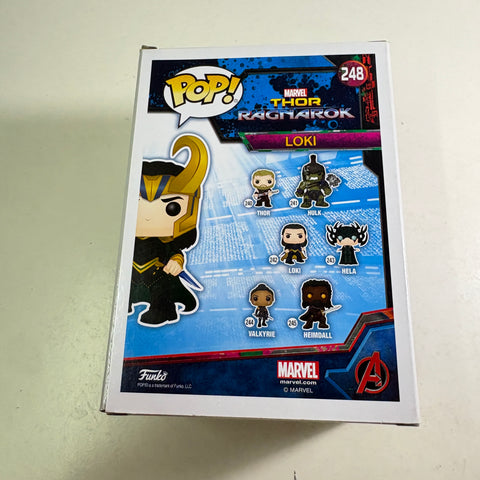 Loki  - Thor Ragnarok Marvel Funko Pop 248 Vinyl Figure (11.4 Cm L × 8.9 Cm W × 15.9 Cm H)