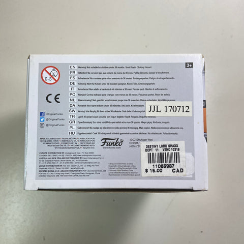 Destiny - Lord Shaxx Funko Pop 235