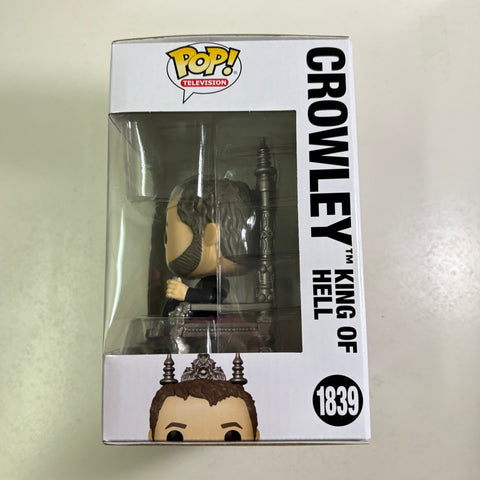 Crowley King of Hell - Supernatural Funko Pop 1839 Vinyl Figure  (22.8 Cm L × 16.5 Cm W × 14 Cm H)