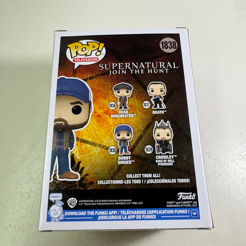 Bobby Singer - Supernatural Funko Pop 1838 Vinyl Figure (11.4 Cm L × 8.9 Cm W × 15.9 Cm H)