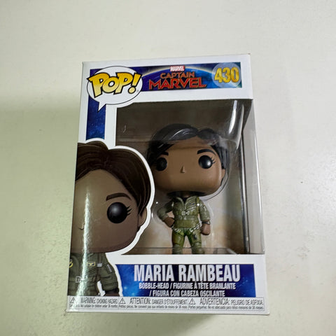 Maria Rambeau - Captain Marvel Funko Pop 430 Vinyl Figure (11.4 Cm L × 8.9 Cm W × 15.9 Cm H)