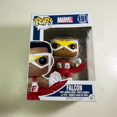 Falcon - Marvel Funko Pop 151 Vinyl Figure (11.4 Cm L × 8.9 Cm W × 15.9 Cm H)