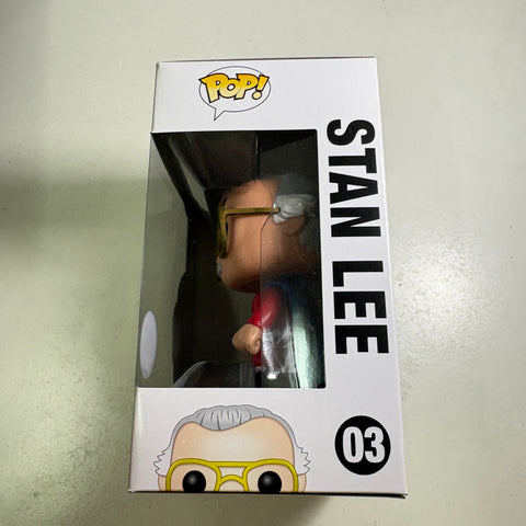 Stan Lee - Marvel Funko Pop 03 Vinyl Figure (11.4 Cm L × 8.9 Cm W × 15.9 Cm H)