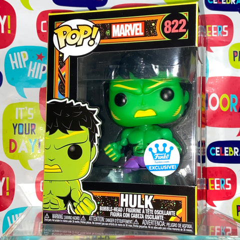 Hulk (Blacklight) - Marvel Funko Pop 822 Funko Shop