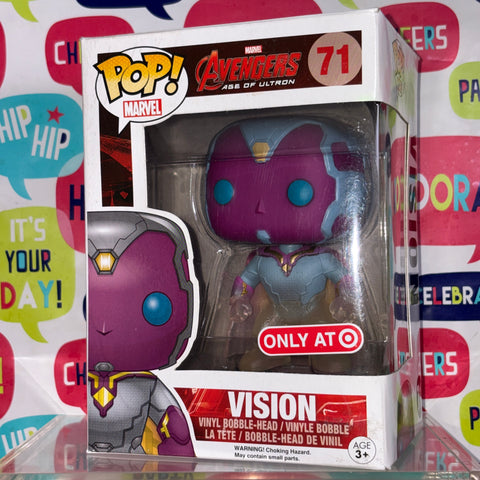 Vision - Avengers Age of Ultron Marvel Funko Pop 71 Vinyl Figure (11.4 Cm L × 8.9 Cm W × 15.9 Cm H)