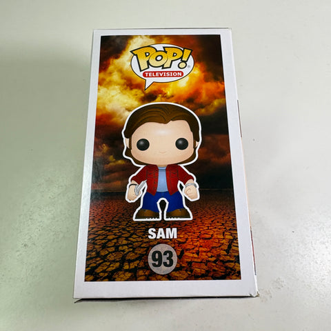 BOX FLAWS VIEW PHOTOS Sam Winchester - Supernatural Funko Pop 93 Vinyl Figure (11.4 Cm L × 8.9 Cm W × 15.9 Cm H) (Copy)
