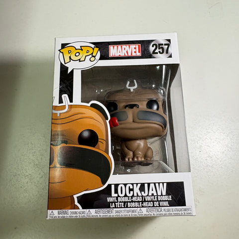 Lockjaw - Marvel Funko Pop 257 Vinyl Figure (11.4 Cm L × 8.9 Cm W × 15.9 Cm H)