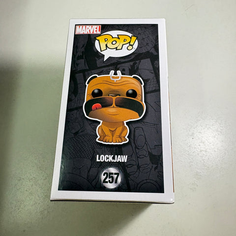 Lockjaw - Marvel Funko Pop 257 Vinyl Figure (11.4 Cm L × 8.9 Cm W × 15.9 Cm H)