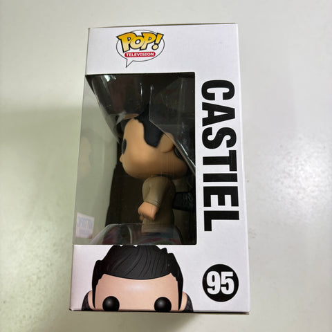 BOX FLAWS VIEW PHOTOS Castiel with Wings - Supernatural Funko Pop 95 Exclusive Vinyl Figure (11.4 Cm L × 8.9 Cm W × 15.9 Cm H)