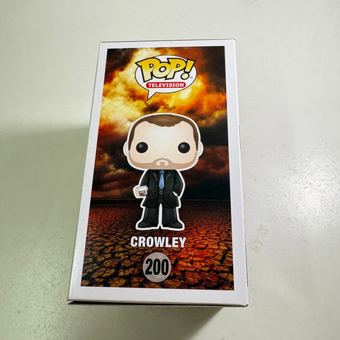 BOX FLAWS VIEW PHOTOS Crowley - Supernatural Funko Pop 200 Vinyl Figure (11.4 Cm L × 8.9 Cm W × 15.9 Cm H)