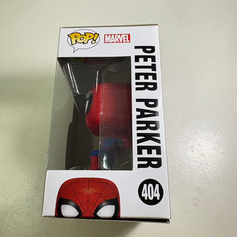 Peter Parker Spider-Man Into the Spiderverse - Marvel Funko Pop 404 Vinyl Figure (11.4 Cm L × 8.9 Cm W × 15.9 Cm H)