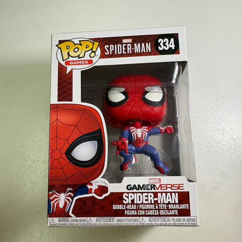 Spider-man - Marvel Funko Pop 334 Vinyl Figure (11.4 Cm L × 8.9 Cm W × 15.9 Cm H)