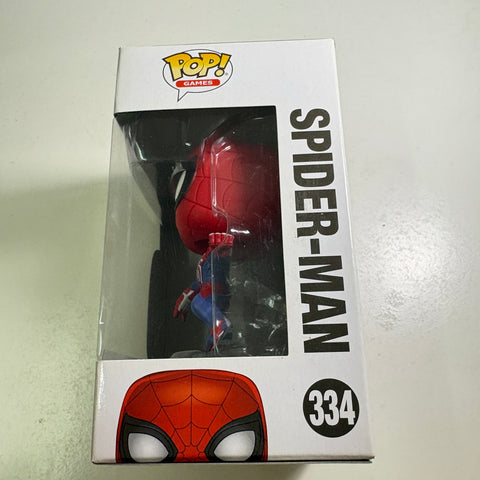 Spider-man - Marvel Funko Pop 334 Vinyl Figure (11.4 Cm L × 8.9 Cm W × 15.9 Cm H)