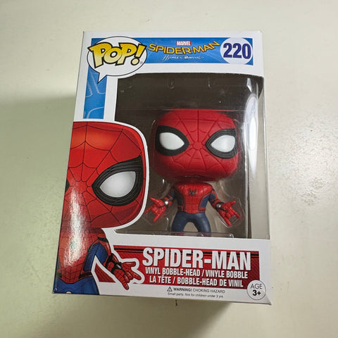 Spider-man (Homecoming) - Marvel Funko Pop 220 Vinyl Figure (11.4 Cm L × 8.9 Cm W × 15.9 Cm H)