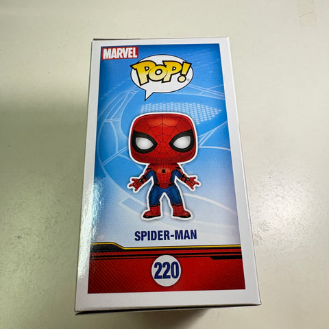 Spider-man (Homecoming) - Marvel Funko Pop 220 Vinyl Figure (11.4 Cm L × 8.9 Cm W × 15.9 Cm H)