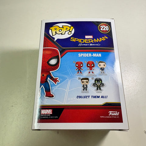 Spider-man (Homecoming) - Marvel Funko Pop 220 Vinyl Figure (11.4 Cm L × 8.9 Cm W × 15.9 Cm H)