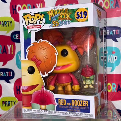 Red with Doozer - Fraggle Rock Funko Pop 519 Vinyl Figure (11.4 Cm L × 8.9 Cm W × 15.9 Cm H)