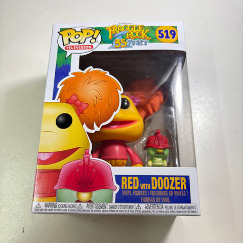Red with Doozer - Fraggle Rock Funko Pop 519 Vinyl Figure (11.4 Cm L × 8.9 Cm W × 15.9 Cm H)
