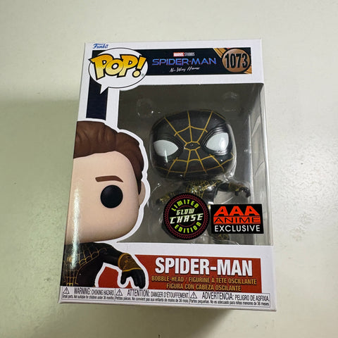 Spider-man CHASE (No Way Home) - Marvel Funko Pop 1073 Vinyl Figure (11.4 Cm L × 8.9 Cm W × 15.9 Cm H)