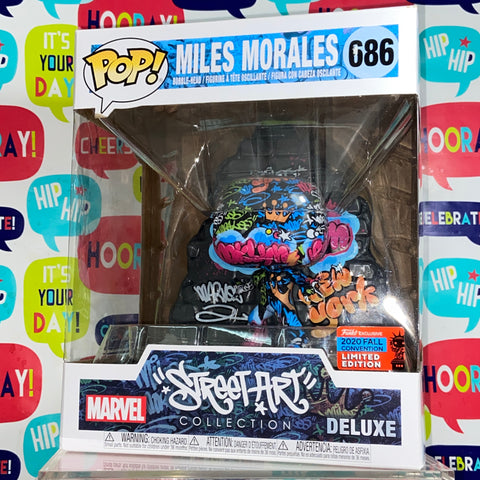 Miles Morales - Street Art Marvel Funko Pop 686 Fall Convention