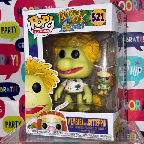 Wembley with Cotterpin - Fraggle Rock Funko Pop 521 Vinyl Figure (11.4 Cm L × 8.9 Cm W × 15.9 Cm H)