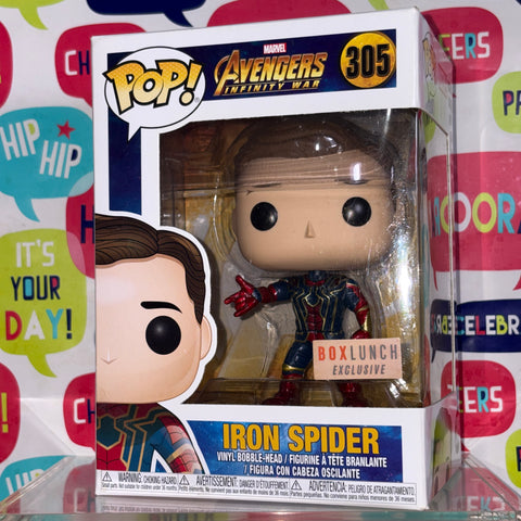 Spider-man (Infinity War) - Marvel Funko Pop 305 Vinyl Figure (11.4 Cm L × 8.9 Cm W × 15.9 Cm H)