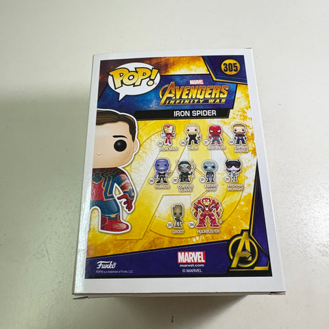 Spider-man (Infinity War) - Marvel Funko Pop 305 Vinyl Figure (11.4 Cm L × 8.9 Cm W × 15.9 Cm H)
