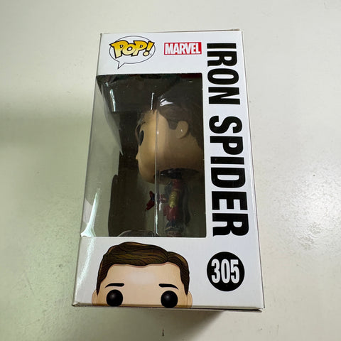 Spider-man (Infinity War) - Marvel Funko Pop 305 Vinyl Figure (11.4 Cm L × 8.9 Cm W × 15.9 Cm H)