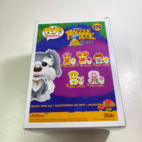 BOX FLAW VIEW PHOTOS Sprocket - Fraggle Rock Funko Pop 570 Vinyl Figure Exclusive (11.4 Cm L × 8.9 Cm W × 15.9 Cm H)